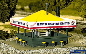 Atl-0715 Atlas Kit Refreshment Stand Ho Scale Structures