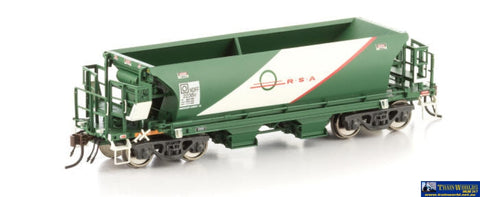 Aus-Nbh05 Auscision Ndff Ballast Hopper Rail Services Australia Green/white With Rsa Mk1 Logos - 4