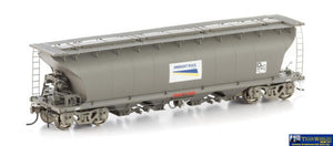 Aus-Ngh05 Auscision Ngty Grain Hopper Freight Rail Wagon Grime With Fr Logos And Roofwalks - 4 Car