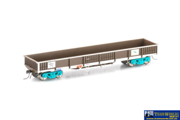 Aus-Now22 Auscision Ndch Spoil Wagon Rsa Brown/white - 4 Car Pack Ho Scale Rolling Stock