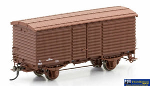 Aus-Vfw10 Auscision U-Type Louvre-Van Body V4 (6-Pack) Vr Wagon-Brown 1954-60 Ho Scale Rolling Stock