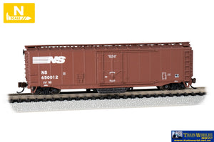 Bac-16371 Track-Cleaning 50 Plug-Door Boxcar - Norfolk Southern #650012 N Scale Rolling Stock