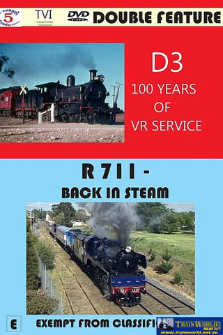 C5P-1028 Channel 5 Productions Dvd D3 100 Years Of Vr Service/ R711 - Back In Steam Cdanddvd