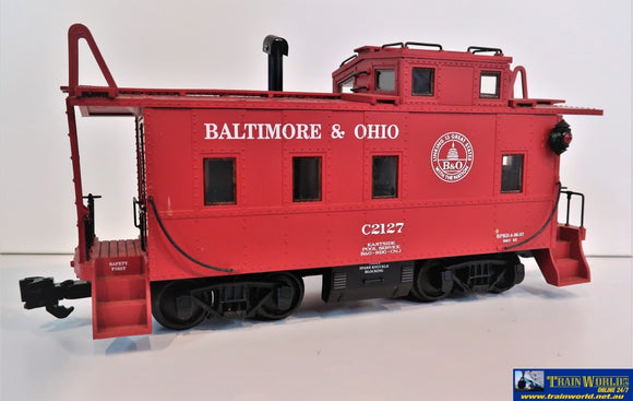 Comm-G025 Used Goods Aristo Craft Trains 42109 Baltimore & Ohio Caboose Gauge-1 Rolling Stock