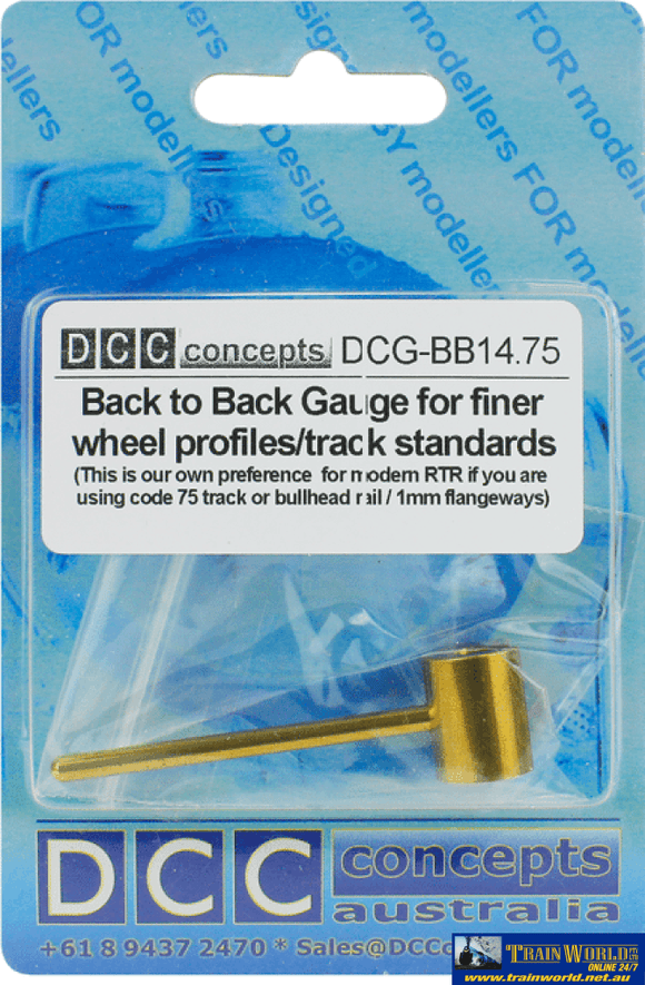 Dcg-Bb1475 Dcc Concepts Back To Wheel Gauge Oo/ho (Fine) 14.75Mm Part