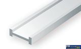 Eve-276 Evergreen Polystyrene (I-Beam) Opaque White 4.80Mm X 350Mm (3-Pack) Scratchbuild