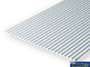 Eve-4530 Evergreen Polystyrene (Metal Corrugated-Siding Sheet) Opaque White 3.20Mm-Spacing