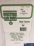 Eve-9010 Evergreen Polystyrene (Plain-Sheet) Opaque White 0.25Mm X 152Mm 305Mm (4-Pack) Scratchbuild