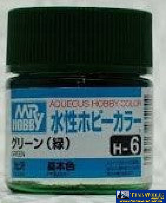 Gsi-H006 Gsi Creos Mr.hobby Aqueous Acrylic (Water) Paint Gloss H006 Green 10Ml Glueandpaint