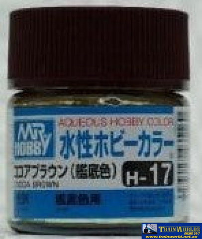 Gsi-H017 Gsi Creos Mr.hobby Aqueous Acrylic (Water) Paint Gloss H017 Cocca-Brown 10Ml Glueandpaint