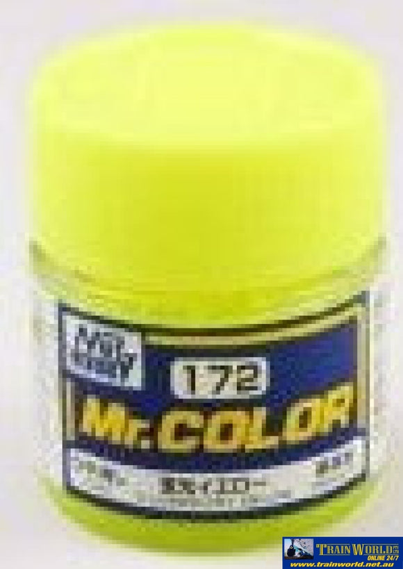 Gsi-Mc172 Gsi Creos Mr.colour Lacquer (Solvent) Paint Semi-Gloss Mc172 Fluorescent-Yellow 10Ml