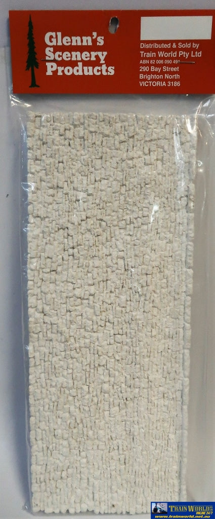 Gsp-Ca3 Glenns Scenery Products Wall-Casting: Stone (Plaster) 310 X 120Mm Ho Scale