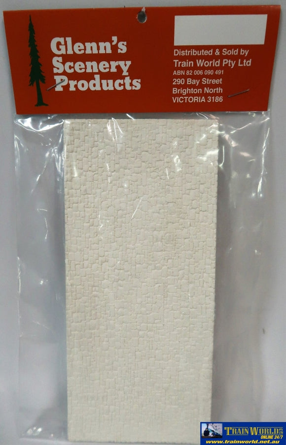 Gsp-Ca4 Glenns Scenery Products Wall-Casting: Brick (Plaster) 200 X 90Mm Ho Scale
