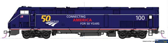 Kat-376113 Kato Ge P42 Genesis Amtrak 50Th Anniversary #100 Ho Scale Dc Locomotive