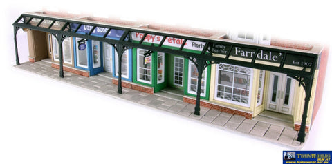 Met-Po572 Metcalfe (Card Kit) -Mini Kits- Low Relief Arcade Shop Front Oo-Scale Structures