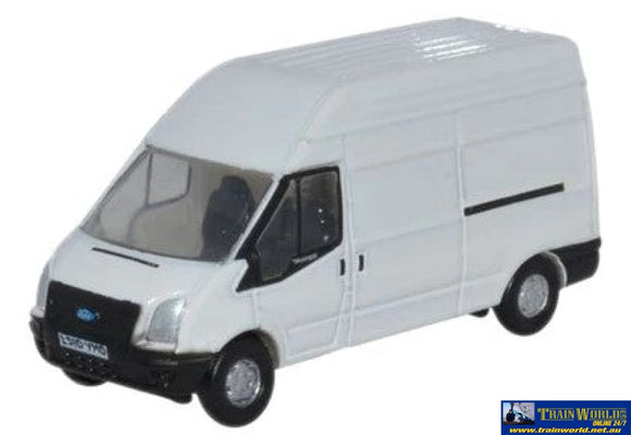 Oxf-Nft006 Oxford-Diecast Ford Transit Lwb High Van White N-Scale (1:148) Vehicle