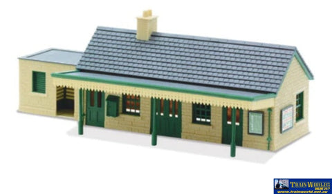 Plk-13 Peco-Lineside (Kit) Country-Station Building -Stone- (Footprint: 181Mm X 87Mm) Oo-Scale