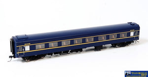 Plm-Pc501A Powerline Z-Type Carriage (Broad Gauge) #4Bz Second-Class Vr Blue/gold Art-Deco Ho Scale