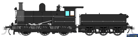 Pre-Order Twy-03 Train World Vr Y-Class 0-6-0 Tender-Engine #Y108 Black With Shunter-Steps