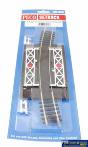 Pst-267 Peco Setrack Ho/oo Code-100 No.4 Radius (571.5Mm) Curved Level-Crossing Track/accessories