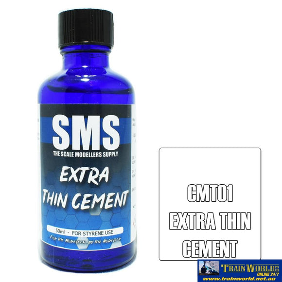 Sms-Cmt01 The Scale Modellers Supply Cement Extra-Thin 50Ml Glueandpaint
