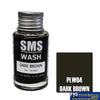 Sms-Plw04 The Scale Modellers Supply Wash Dark Brown Oil Based 30Ml Glueandpaint