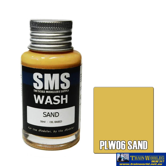 Sms-Plw06 The Scale Modellers Supply Wash Sand Oil Based 30Ml Glueandpaint