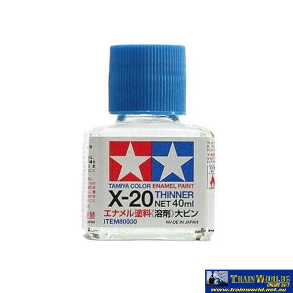 Tam-T80030 Tamiya Enamel (Oil) X-20 Paint Thinner 40Ml Glueandpaint