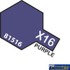 Tam-T81516 Tamiya Acrylic (Water) Paint Mini Gloss X-16 Purple 10Ml Glueandpaint