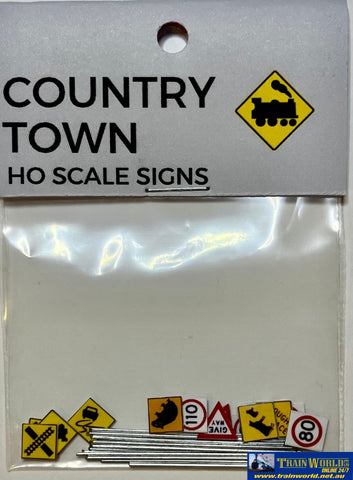 Ttg-002 The Train Girl -Signage- Country Town Pack Ho Scale Scenery