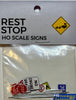 Ttg-004 The Train Girl -Signage- Rest Stop Pack Ho Scale Scenery