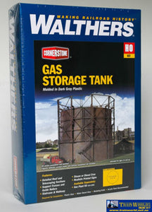 Wal-2907Z Walthers Cornerstone Kit Gas Storage Tank Ho Scale Structures