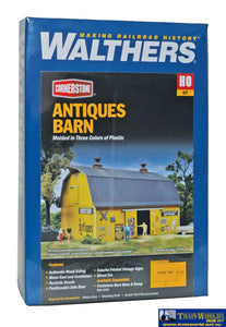 Wal-3339 Walthers Cornerstone Kit Antiques Barn Ho Scale Structures