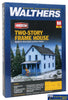 Wal-3786 Walthers Cornerstone Kit Two-Story Frame House Ho Scale Structures