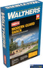 Wal-4076 Walthers Cornerstone Kit Modern Guard Shack Ho Scale Structures
