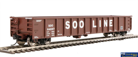 Wal-6285 Walthers-Mainline 53 Railgon Gondola #64057 Soo Line Ho Scale Rolling Stock