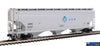 Wal-7714 Walthers-Mainline 60 Nsc 5150 3-Bay Covered Hopper - Ready To Run Ho Scale Rolling Stock