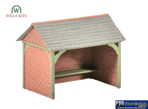 Wil-Ss75 Wills Kits Ss75 Bus-Shelter Footprint: 52Mm X 35Mm Oo-Scale Structures