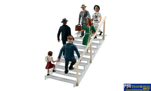 Woo-A1954 Woodland Scenics Taking The Stairs (6-Pack -Staircase Not Included) Ho Scale Figure