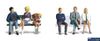 Woo-A2134 Woodland Scenics Bus Stop People (4-Pack) N Scale Figure