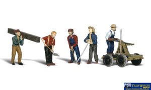 Woo-A2177 Woodland Scenics Rail Workers (8-Pack) N Scale Figure