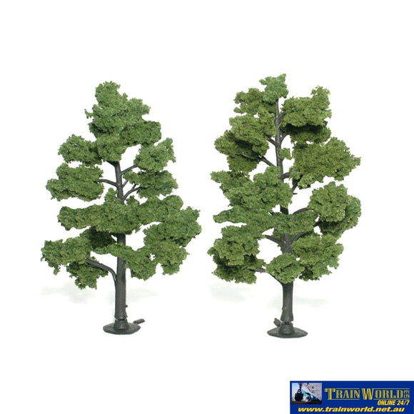 Woo-Tr1515 Woodland Scenics Realistic-Trees Light-Green (2) 152-177Mm (6-7) Height Scenery