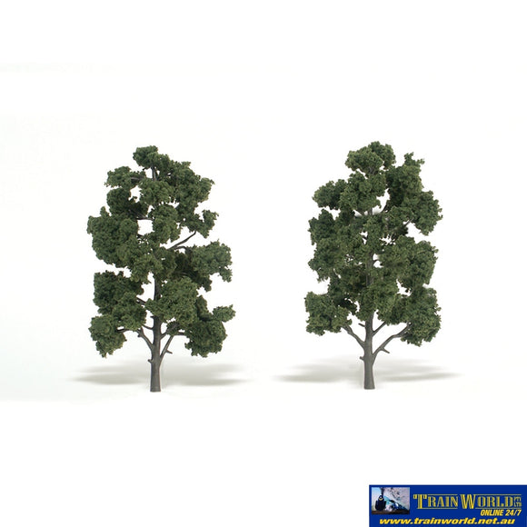 Woo-Tr1519 Woodland Scenics Realistic-Trees Medium-Green (2) 203-228Mm (8-9) Height Scenery