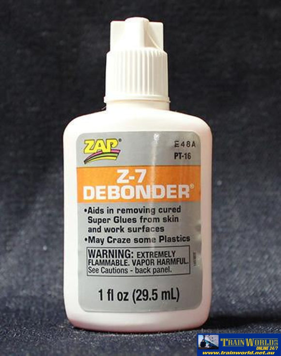 Zap-Pt16 Zap Ca (Cyanoacrylate) Z-7 Debonder 28.3G Glueandpaint